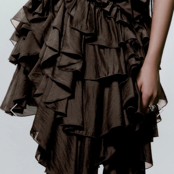 Urban Revivo Ruffle A-Line Dress - Picture 5 of 11